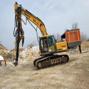 Hoch effizientes Bohr gerät für den Abbau von Spreng lochtiefen 25m am Bagger modifiziert