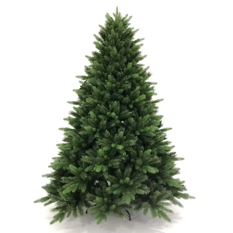 Amostra grátis em estoque, tamanho personalizado, árvores decorativas natalinas, artificiais, premium, verde, árvores de natal