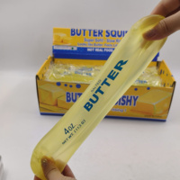 Jouet anti-stress réaliste en forme de beurre, super doux, à remontée lente, extensible, pour enfants et adultes