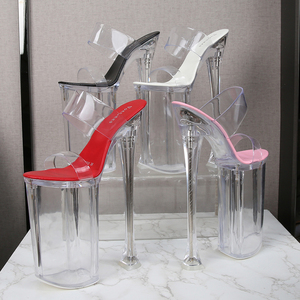Scarpe con Tacco Alto 26cm con Plateau in Cristallo per Donna, Super <span class=keywords><strong>Sexy</strong></span>, per Nightclub e Pole Dance - Product Image 6