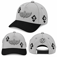 Topi Baseball Snapback Unisex dengan Pinggiran Melengkung, Lapisan Satin Custom, Bordir Manik-Manik Warna Hitam Solid, Emblem Bintang, dan Penutup Kancing yang Dapat Disesuaikan