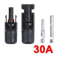 1000V 30A IP68 Gerade Crimp klemme Niederspannung Wasserdichter Kabelst ecker Solar Photovoltaik-Anschluss PC-Gehäuse für Strom