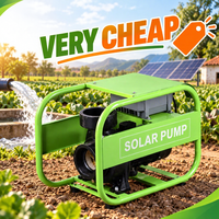 Pompe à eau solaire de surface DC 7,5 CV, débit élevé 91 m³/h, hauteur de refoulement 30 m pour l'irrigation agricole