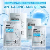 Masque facial au collagène soluble dans l'eau pour le soin de la peau, blanchissant, anti-âge, masque facial au collagène
