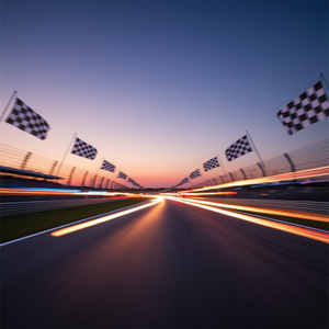 T-shirt à manches longues Speedway Slammer pour adulte unisexe blanc - Product Image 3