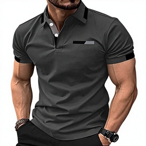 Polo de haute qualité pour hommes, respirant, en coton, avec logo personnalisé, vêtements décontractés, prix de gros, polo pour hommes - Product Image 3
