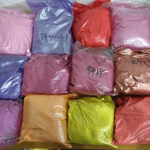 Serie di Pigmenti in Polvere di Mica Perlescente Colorata: Blu, Verde, Rosso, Giallo, Viola - Product Image 6