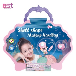 Encantador bolso regalo de Navidad niños Real maquillaje Kit lavable conjunto de cosméticos niñas pequeñas juguete maquillaje para niños - Product Image 4
