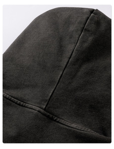 Nouveau Style Zipper Imprimé Cheval Châtaigne Lavé Eau Faded Gradient Veste À Capuche Personnalisée - Product Image 5