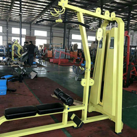 Machine à double fonction 2 en 1 Extension du dos à rangée basse Machine d'exercice d'épaule Machine de gymnastique Lat PullDown Machine