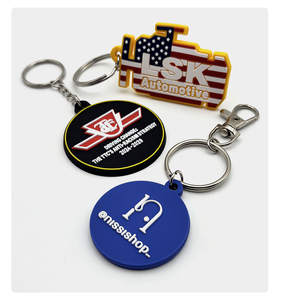 Porte-clés publicitaire en caoutchouc PVC, logo de voiture 3D, forme irrégulière personnalisée, porte-clés en silicone PVC - Product Image 2