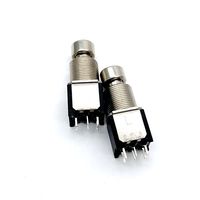 Interrupteurs à pédale pour amplificateur 12 mm, contrôle de step pour effets de guitare, borne PCB 9 broches pour la vente en gros