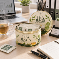 Boîte en métal ronde pour œufs enroulés, avec couvercle scellé en fer blanc à bord doré, recyclable, logo personnalisé, vente en gros, pour emballage de cadeaux de fêtes