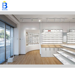 Hiện Đại Quang cửa hàng trang trí nội thất đồ nội thất MDF Kính mát TỦ TRƯNG BÀY với ánh sáng LED Eyewear kệ trưng bày - Product Image 4