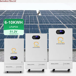 Br Solar 51.2V 100ah 200ah Aan De Muur Gemonteerde Lithiumbatterijen 10kwh Lifepo4-batterij Voor Thuis Energieopslagsysteem - Product Image 1