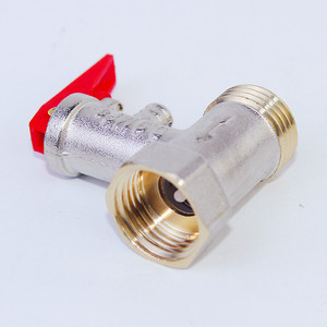 Van Góc Đồng Thau Thị Trường Đông Nam Á 0,9mpa C.p. Kèm Van Góc Một Chiều Kích Thước 1/2 Mặt Bích - Product Image 3