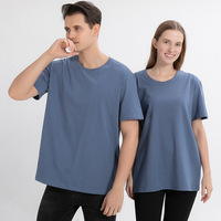 T-shirt à manches courtes et col rond en coton peigné 200g 100% coton, vêtements personnalisés pour hommes, impression sur t-shirt