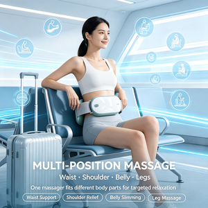 <span class=keywords><strong>Nouvelle</strong></span> <span class=keywords><strong>ceinture</strong></span> de massage vibrante innovante 2026 <span class=keywords><strong>pour</strong></span> le bas du dos, thérapie amincissante, perte de poids, rechargeable sans fil - Product Image 4