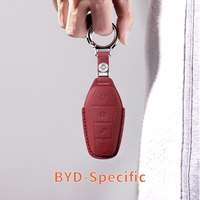 Étui / Housse / Coque pour clé de voiture compatible avec les clés BYD Song Pro Qin Plus Yuan DM-i Dolphin Max Han Tang Seal Destroyer 05
