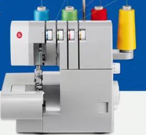 Machine à coudre avec 13 points de surjet de base, ourlet roulé facile, <span class=keywords><strong>bras</strong></span> <span class=keywords><strong>libre</strong></span> pour la couture circulaire, alimentation différentielle pour une couture parfaite - Product Image 4