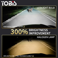 Feux de voiture LED Yobis Auto H11 H4 H7 60w M8, phares LED pour voiture