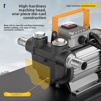 Pompe à huile électrique 12V/24V/220V, centrifuge auto-amorçante à haut débit en fer, distributeur de carburant, pompe à carburant diesel mobile pneumatique