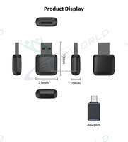 Adaptador Inalámbrico para Carplay, Conexión de Tipo-C y USB a Inalámbrica, Alto Rendimiento, Garantía de un Año
