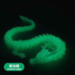 Figurine de dragon chinois sur le thème des animaux, super grande, 31,5 pouces, jouet fantaisie en plastique flexible pour enfants, collection unisexe - Product Image 5