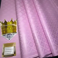 Tissu imprimé Bazin 100% Polyester, Véritable Hollandais Garanti, pour Robes Africaines, Sacs et Vêtements