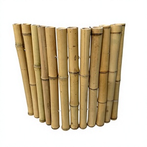 Vigifarm Iris Natural Treated Bamboo <b>Poles</b> Customizable Size Privacy Fence Screen <b>Garden</b> Decoration - Product Image 1