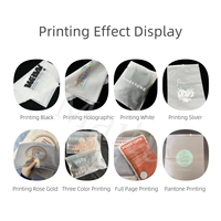 Sac d'emballage en plastique givré refermable et recyclable personnalisé pour vêtements avec logo sur mesure pour l'emballage de vêtements