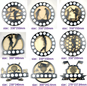 Soporte para camiseta de pelota de Golf, estante para camisetas de moda de silicona, divertido, personalizado, fácil, pequeño, gran equipo Vertical, carro de transporte para madera - Product Image 5