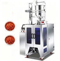 Machine d'emballage de sachets à fermeture sur quatre côtés à grande vitesse pour sauce au fromage liquide