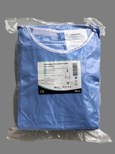 Premium Disposable Patient <strong>Gowns</strong> - Breathable SMS Non Woven Material - Pack <strong>of</strong> 10 - Product Image 5