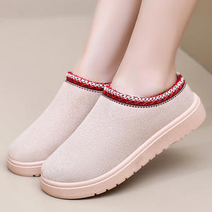 2025 invierno nuevos zapatos planos cómodos versátiles informales de algodón cálido grueso de lana para mujer - Product Image 6