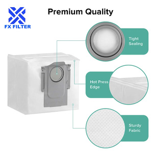 Sacs d'aspirateur à poussière Premium pour <span class=keywords><strong>Xiaomi</strong></span> <span class=keywords><strong>Roborock</strong></span> S8 <span class=keywords><strong>Pro</strong></span> <span class=keywords><strong>Ultra</strong></span> / <span class=keywords><strong>S7</strong></span> MaxV Q7 G10S <span class=keywords><strong>PRO</strong></span> Sacs d'élimination de la saleté pour aspirateur - Product Image 5
