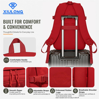Sac à dos scolaire personnalisé grande capacité, imperméable, antivol, multi-poches, fermeture éclair, en nylon, avec logo personnalisé pour adolescents