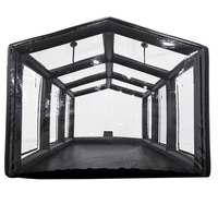 Tente de garage gonflable transparente pour voiture, imperméable, pour exposition de voitures