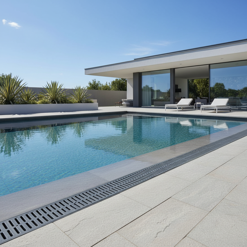 Lightweight Modular Drain Channel System for