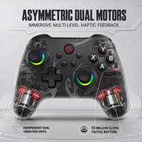 WooKing GC Pro Motor Ganda Asimetris Tombol Taktil  Umpan Balik Haptik Multi-Level yang Imersif Lampu rgb gamepad pc gamepad