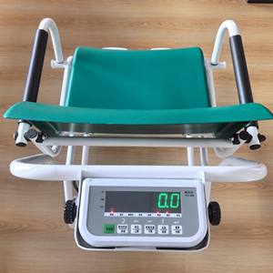 เครื่องชั่งเก้าอี้พกพาน้ำหนัก0-300กก. ใช้แบตเตอรี่ชาร์จไฟได้สำหรับคลินิกโรงพยาบาลในครัวเรือน - Product Image 2