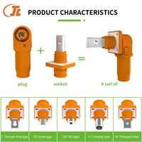 UL TUV Zertifizierter 1500V Lithium-Batterie-Steckverbinder 200A IP67 Wasserdichter Stecker für Industrielle BESS-Speichersysteme