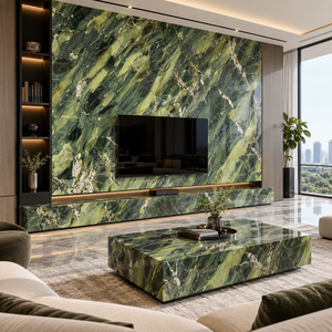 Mármol Avocatus de Lujo UnionStone, Gran Formato, Pulido, Impermeable, Contemporáneo, para Aplicaciones en Paredes, Pisos, Encimeras de Cocina y Hoteles - Product Image 1