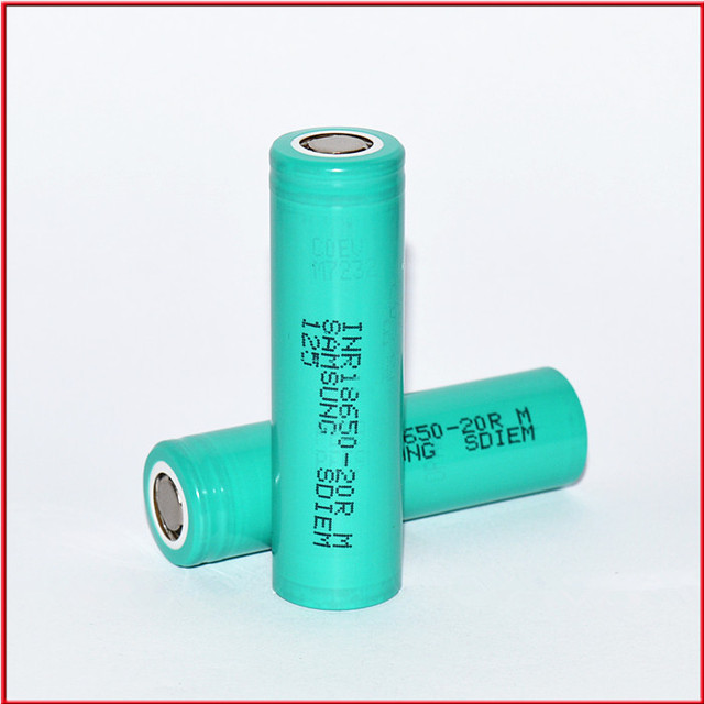 Original High Quality SAM LiFePO4 Lithium Battery INR18650-20R Rechargeable 3.7V 2000mAh 20A for Sam18650 20R E-bikes/E-scooters