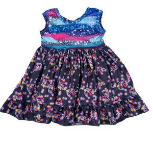 Robe de soirée en gros pour filles, bébés et enfants, robe débardeur sans manches à motifs floraux pour filles - Product Image 1
