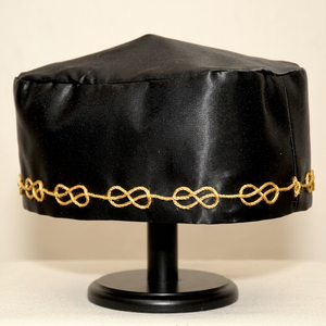 Parches Redondos de Fieltro Azul Cielo con Bordado a Mano de Lingotes de Oro, Ecológicos, No Tejidos, para Coser en Sombreros, Boinas, Blazers y Gorras con Visera - Venta al por Mayor - Product Image 1