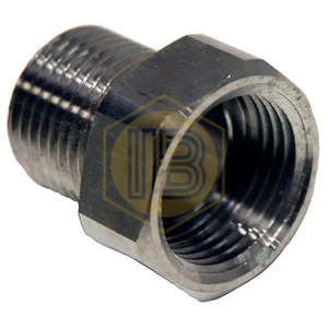 Adattatore convertitore metallico da 5/8 BSP (filettatura femmina) a 1/2 BSP (filettatura maschio) - Product Image 2