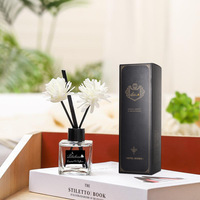 Bouteille en verre vide pour diffuseur de roseaux, parfum personnalisé, écologique, 50 ml, pour la maison et la décoration de mariage