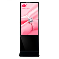 Layar LCD Digital Signage Interaktif Dalam Ruangan 43 49 55 Inci |   Layar Sentuh 10 Titik, 4K/FHD, Sistem Operasi Android/Windows
