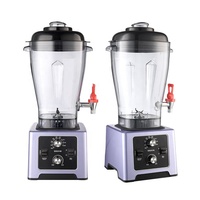 Blender commercial 2200W 11L, moteur 100% cuivre, 6 lames en acier inoxydable, faible bruit, haute vitesse, usage domestique, 9 vitesses variables